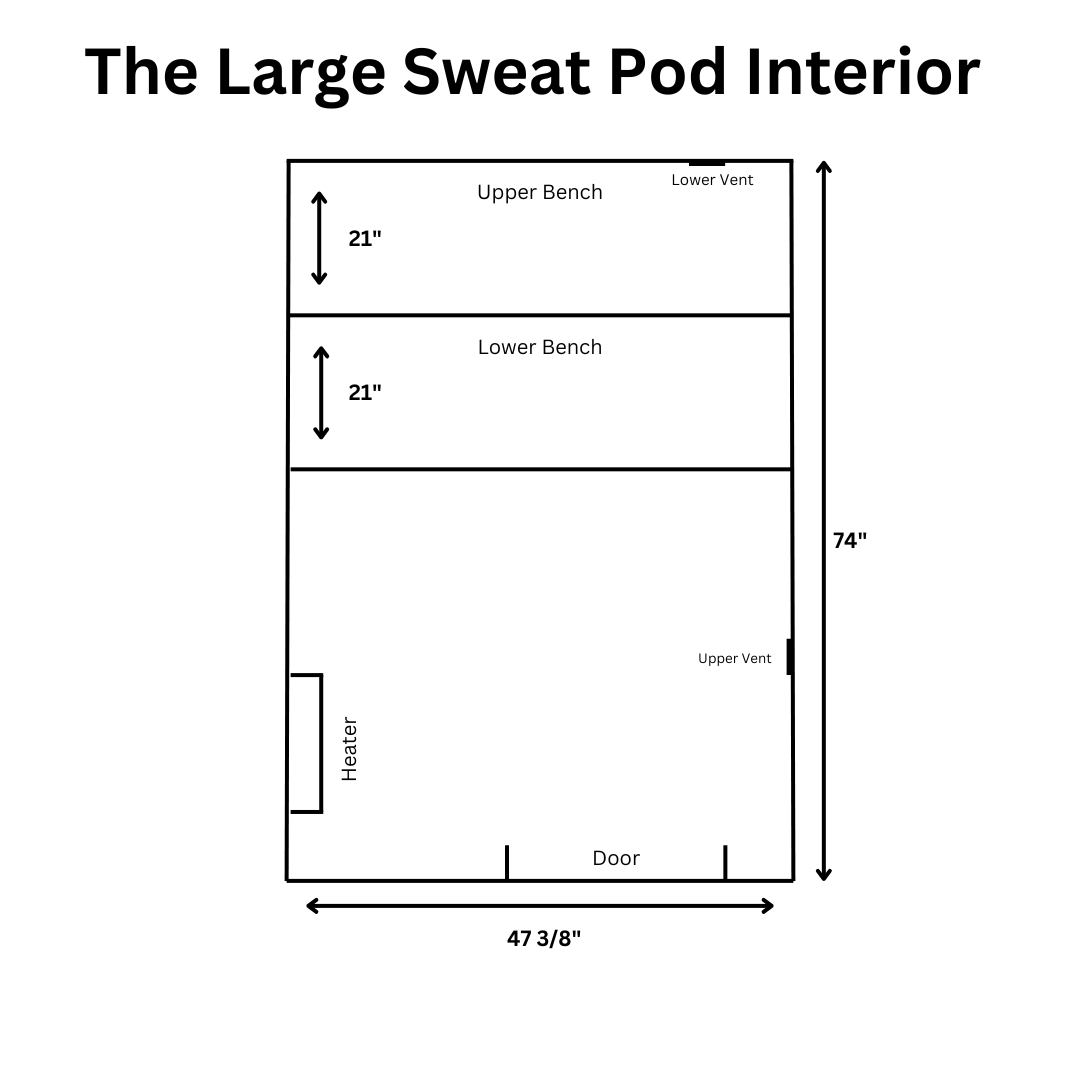 The Sweat Pod (2-4 Person) - Blackout Edition